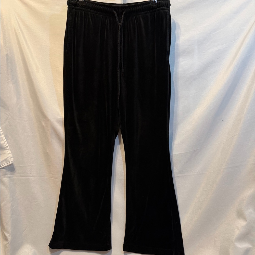 Colsie Black Velvet Boot Cut Pants